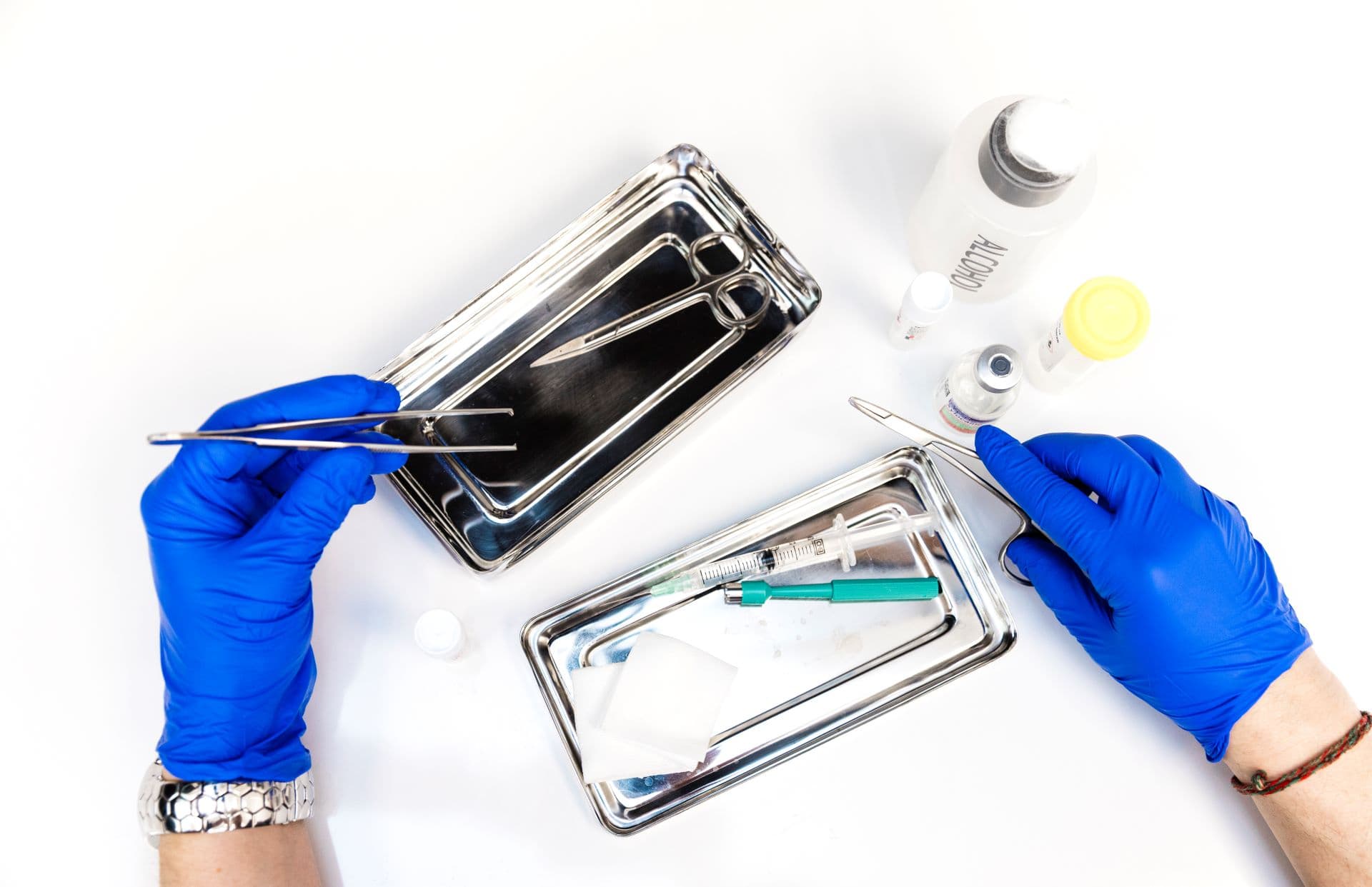 Skin check clinic background